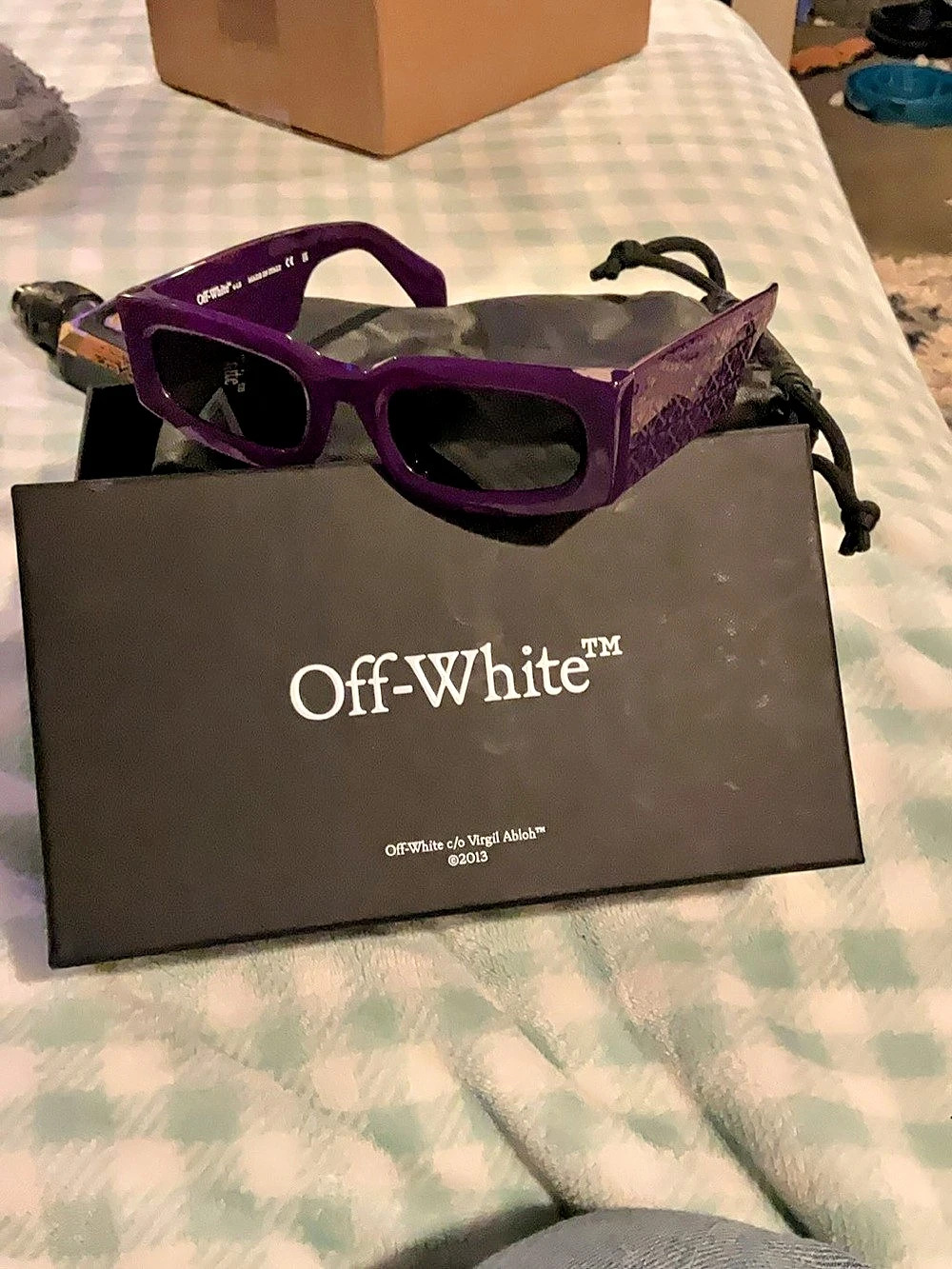 Off-White Cary Purple Sunglasses